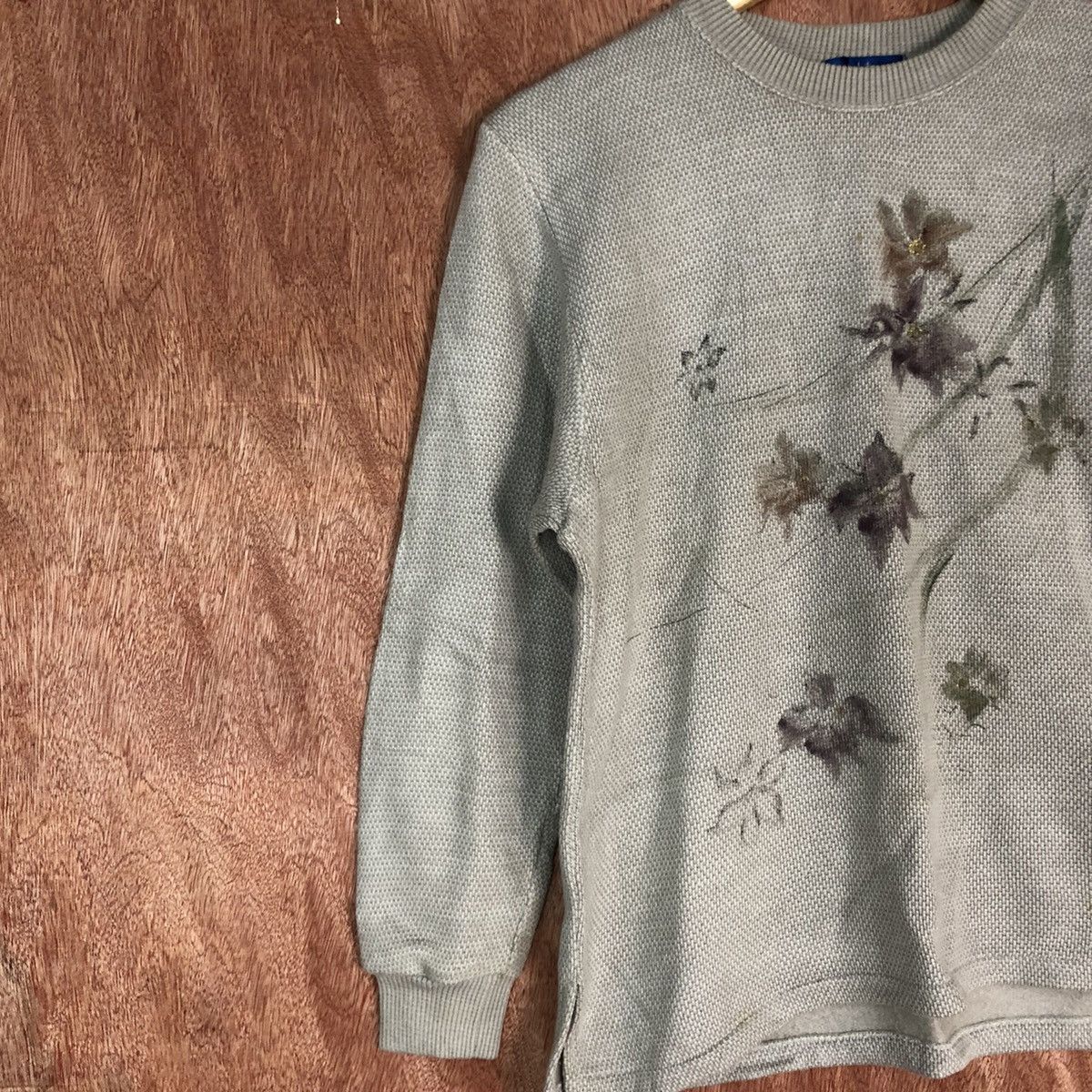 Vintage Lobelia Grey Shag Shaggy Knitwear #6049 Size US S / EU 44-46 / 1 - 7 Thumbnail