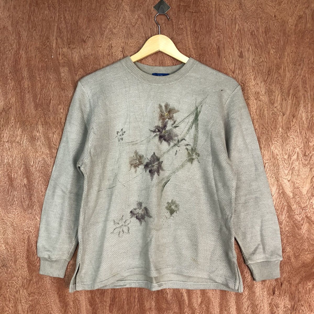 Vintage Lobelia Grey Shag Shaggy Knitwear #6049 Size US S / EU 44-46 / 1 - 3 Thumbnail