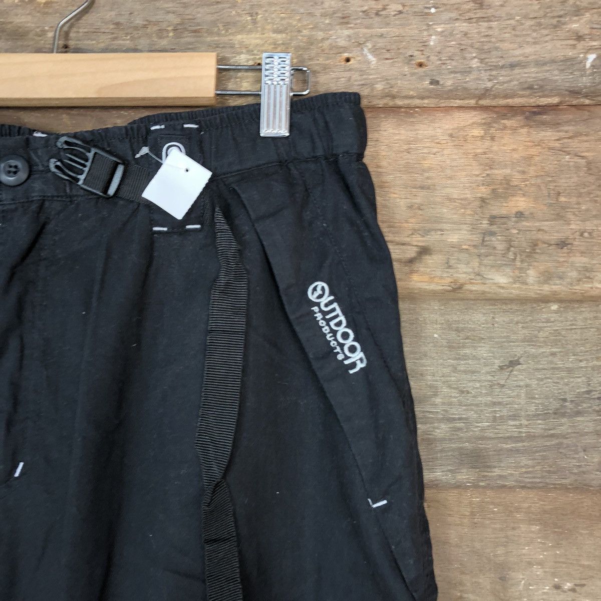 Japanese Brand DL Outdoor Life Black Tactical track Multipocket Pants #1933 Size US 34 / EU 50 - 5 Thumbnail
