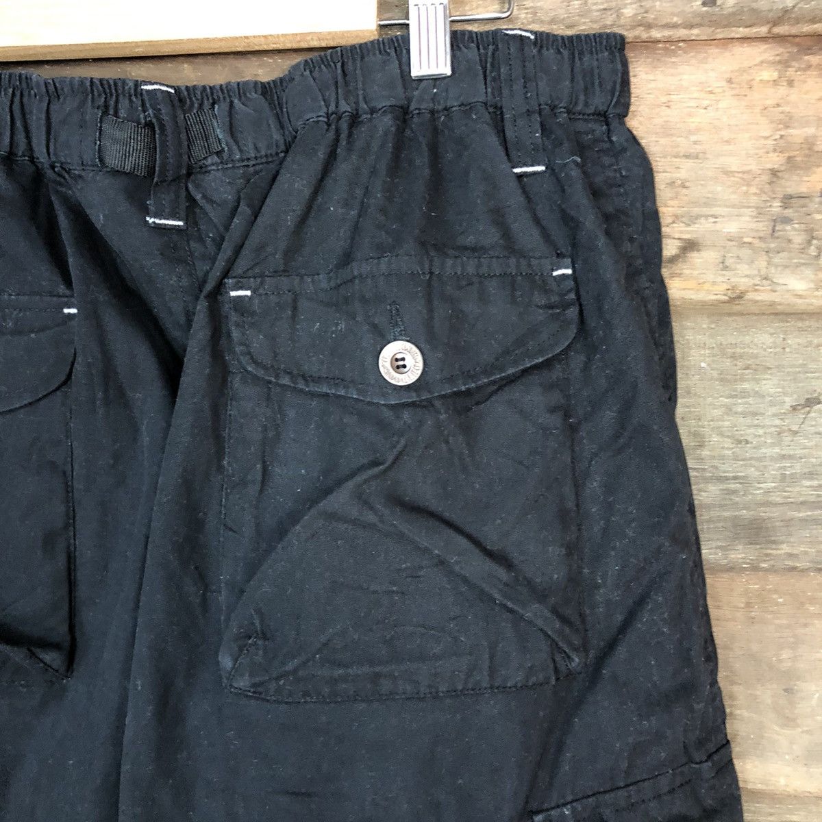 Japanese Brand DL Outdoor Life Black Tactical track Multipocket Pants #1933 Size US 34 / EU 50 - 16 Thumbnail