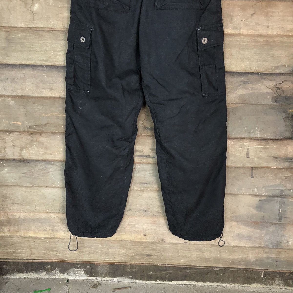 Japanese Brand DL Outdoor Life Black Tactical track Multipocket Pants #1933 Size US 34 / EU 50 - 14 Thumbnail