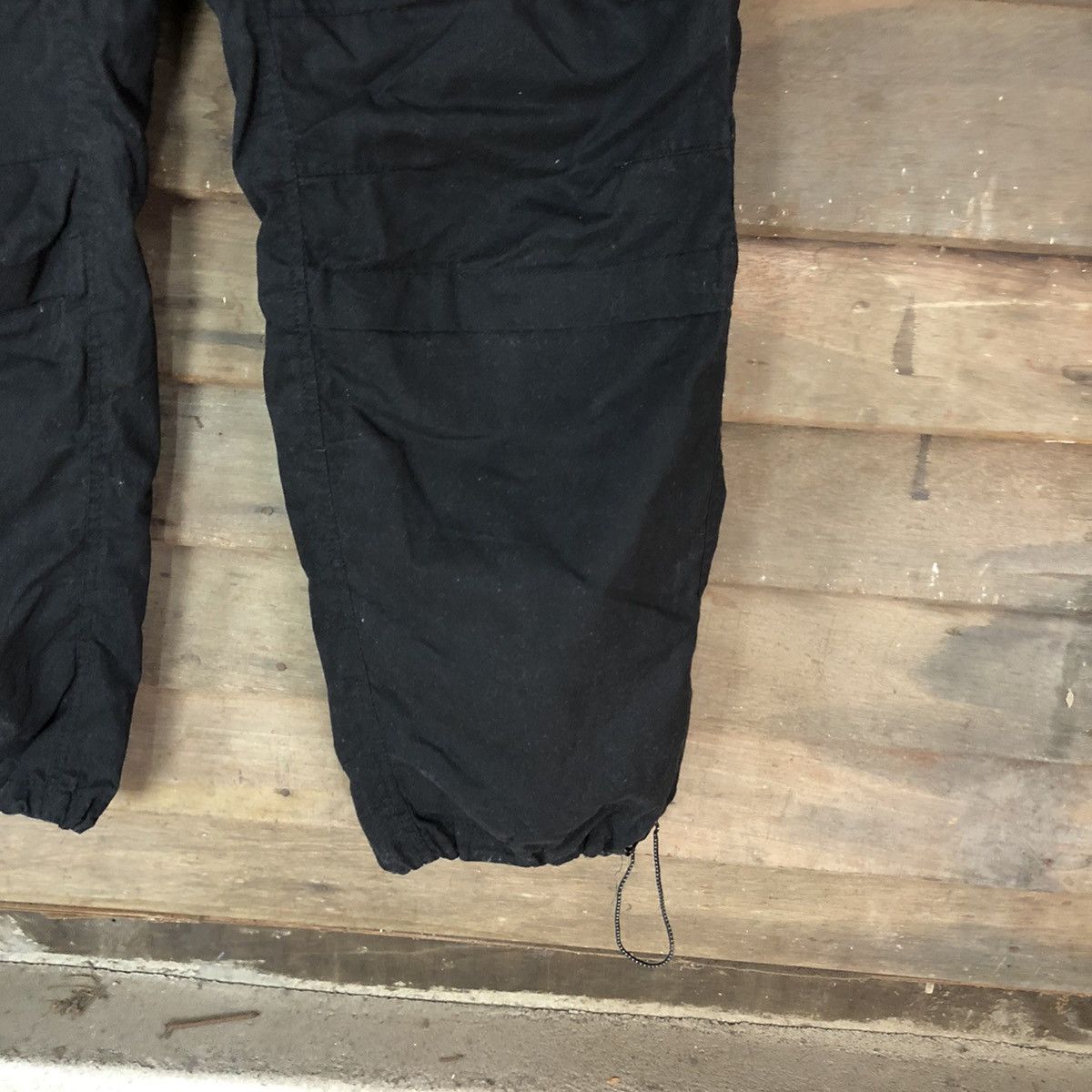 Japanese Brand DL Outdoor Life Black Tactical track Multipocket Pants #1933 Size US 34 / EU 50 - 9 Thumbnail