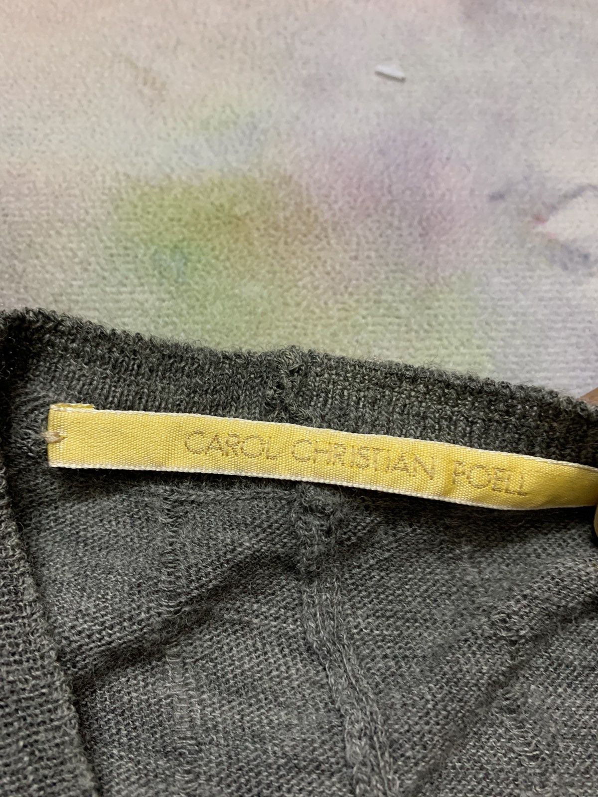 Carol Christian Poell FW01 CCP Wool Knit Sweatshirt Size US S / EU 44-46 / 1 - 6 Thumbnail