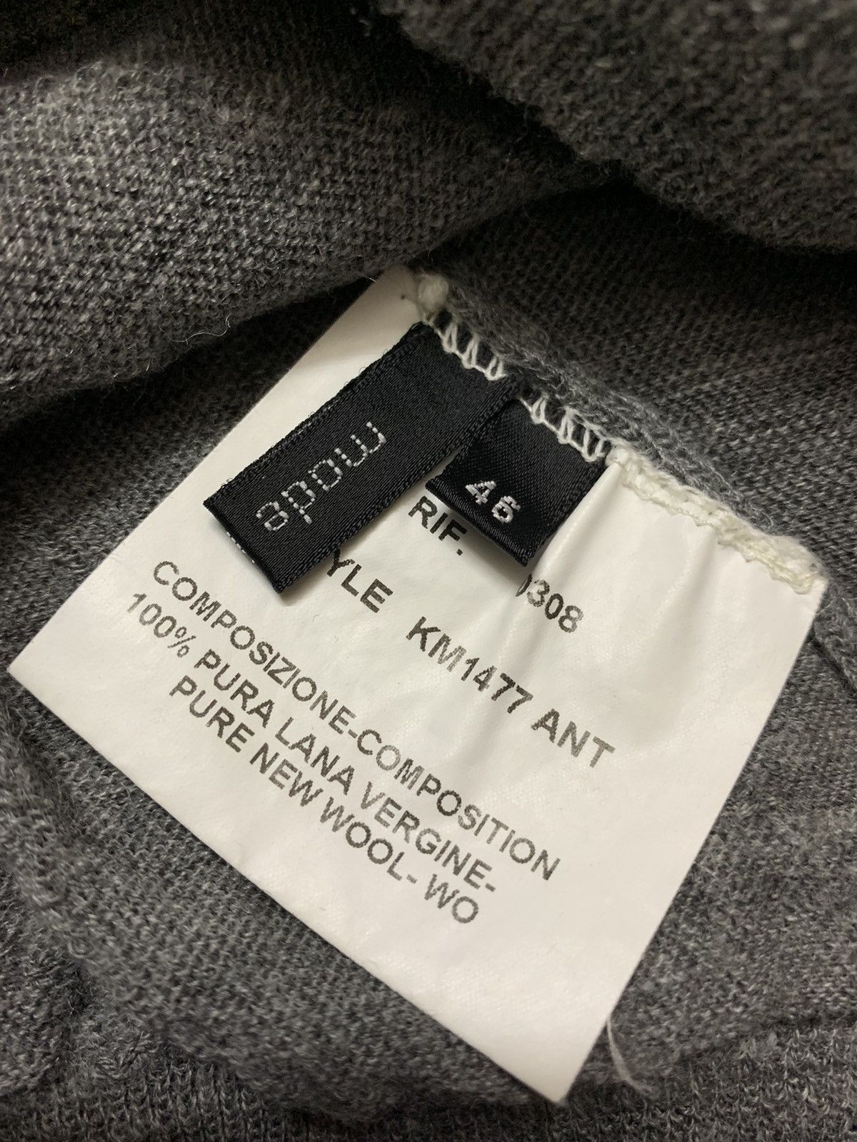 Carol Christian Poell FW01 CCP Wool Knit Sweatshirt Size US S / EU 44-46 / 1 - 8 Thumbnail
