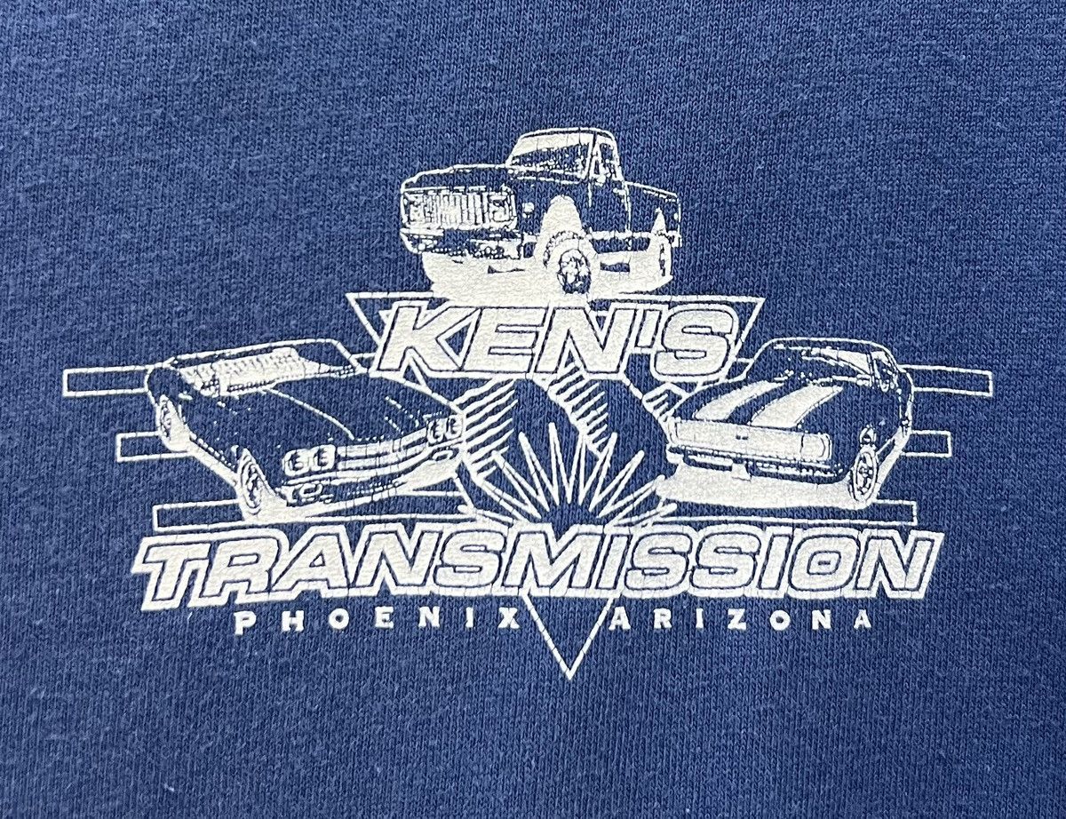 Stussy × Vintage Vintage Stussy Ken’s Transmission Phoenix Arizona Shirt Size US L / EU 52-54 / 3 - 4 Thumbnail