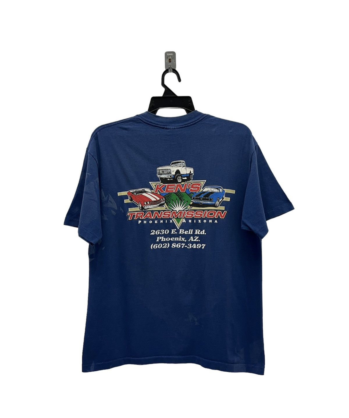 Stussy × Vintage Vintage Stussy Ken’s Transmission Phoenix Arizona Shirt Size US L / EU 52-54 / 3 - 1 Thumbnail