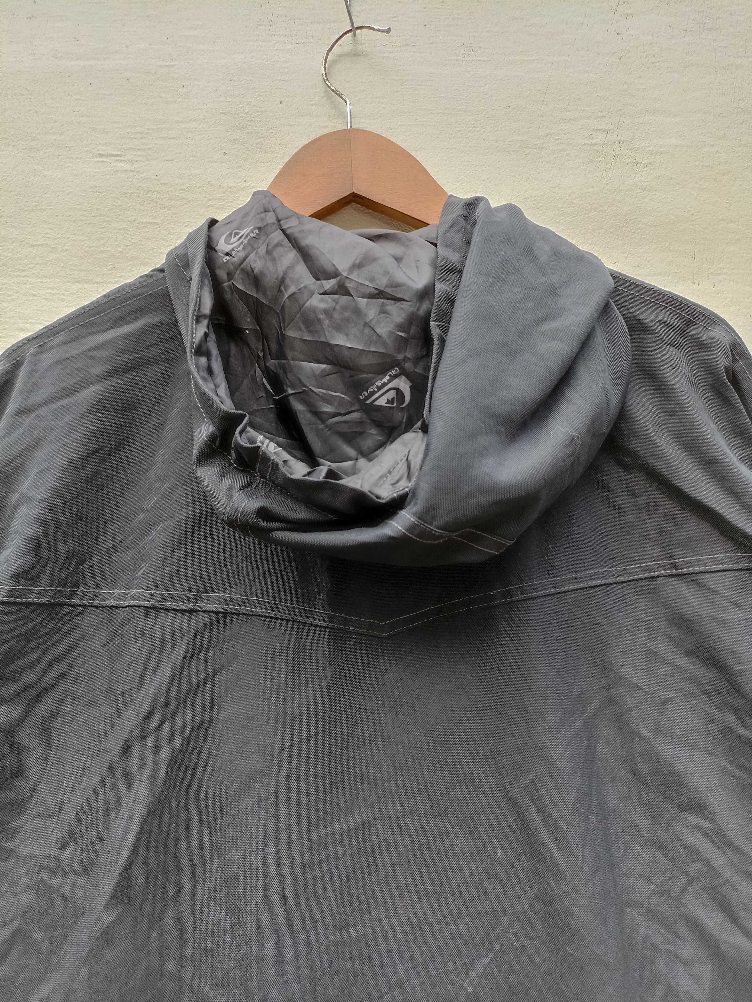Quicksilver Vintage 90s Quiksilver snow jacket hoodies Anorak jacket Size US L / EU 52-54 / 3 - 7 Thumbnail