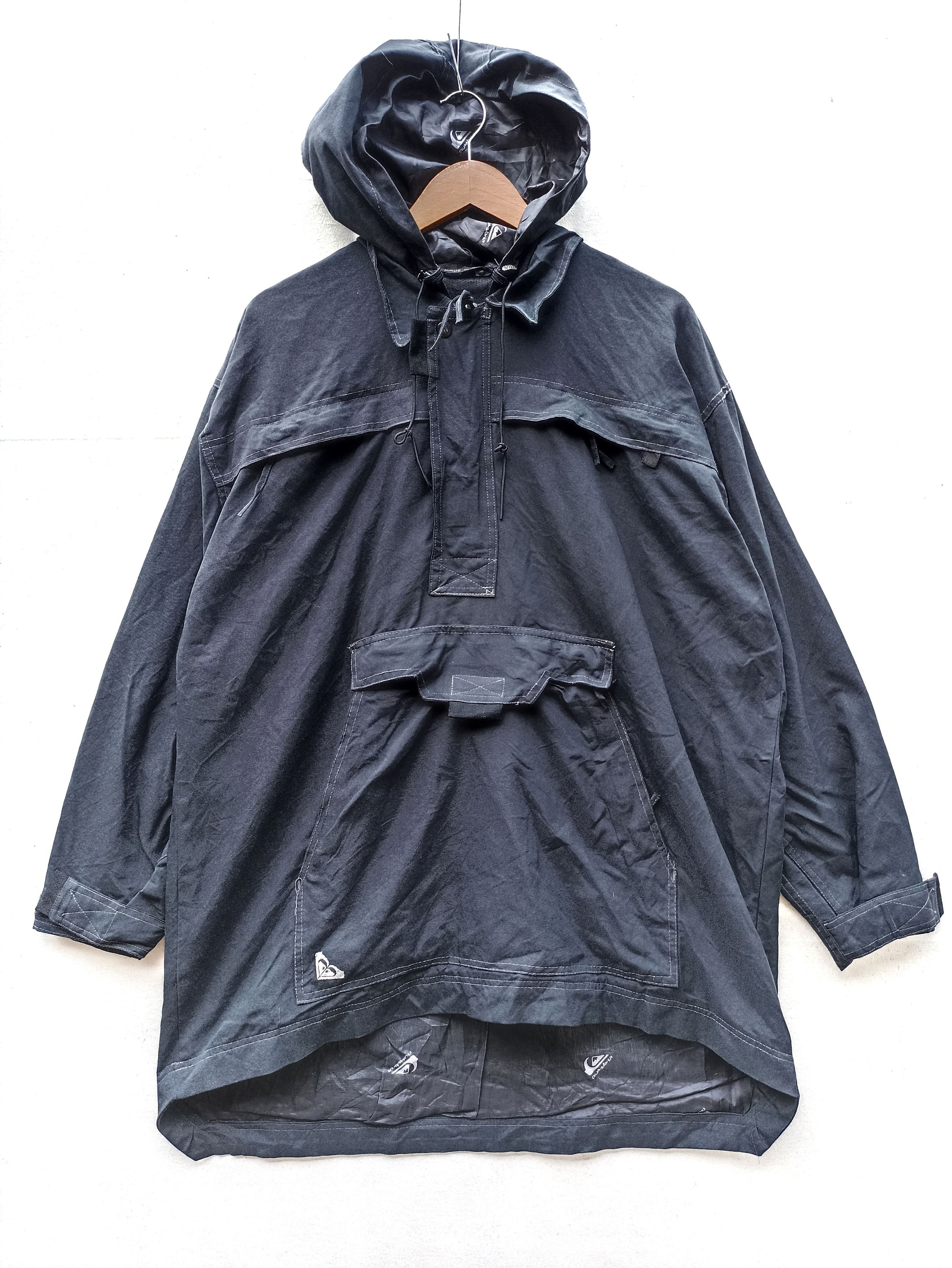 Quicksilver Vintage 90s Quiksilver snow jacket hoodies Anorak jacket Size US L / EU 52-54 / 3 - 1 Thumbnail