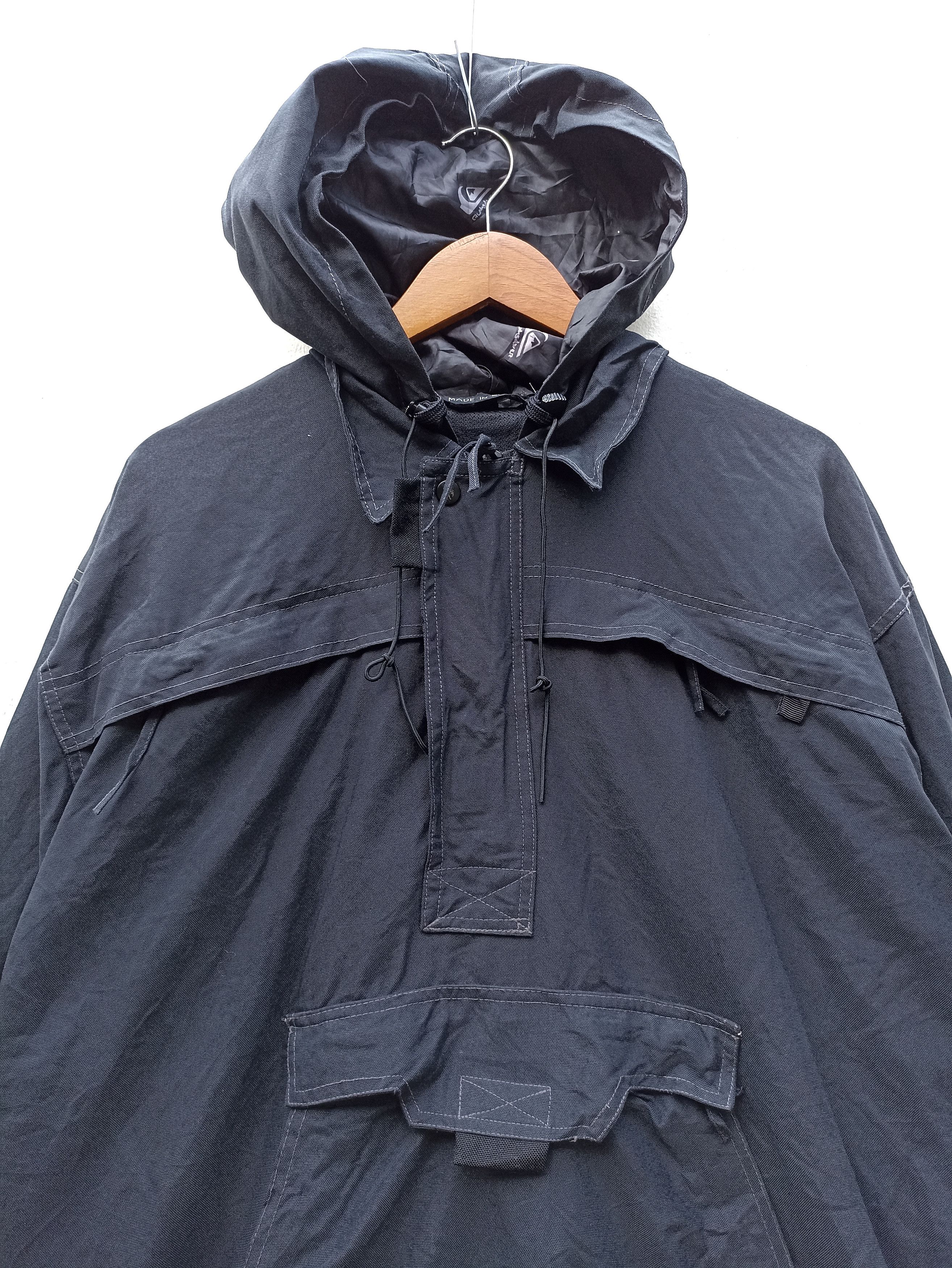 Quicksilver Vintage 90s Quiksilver snow jacket hoodies Anorak jacket Size US L / EU 52-54 / 3 - 3 Thumbnail