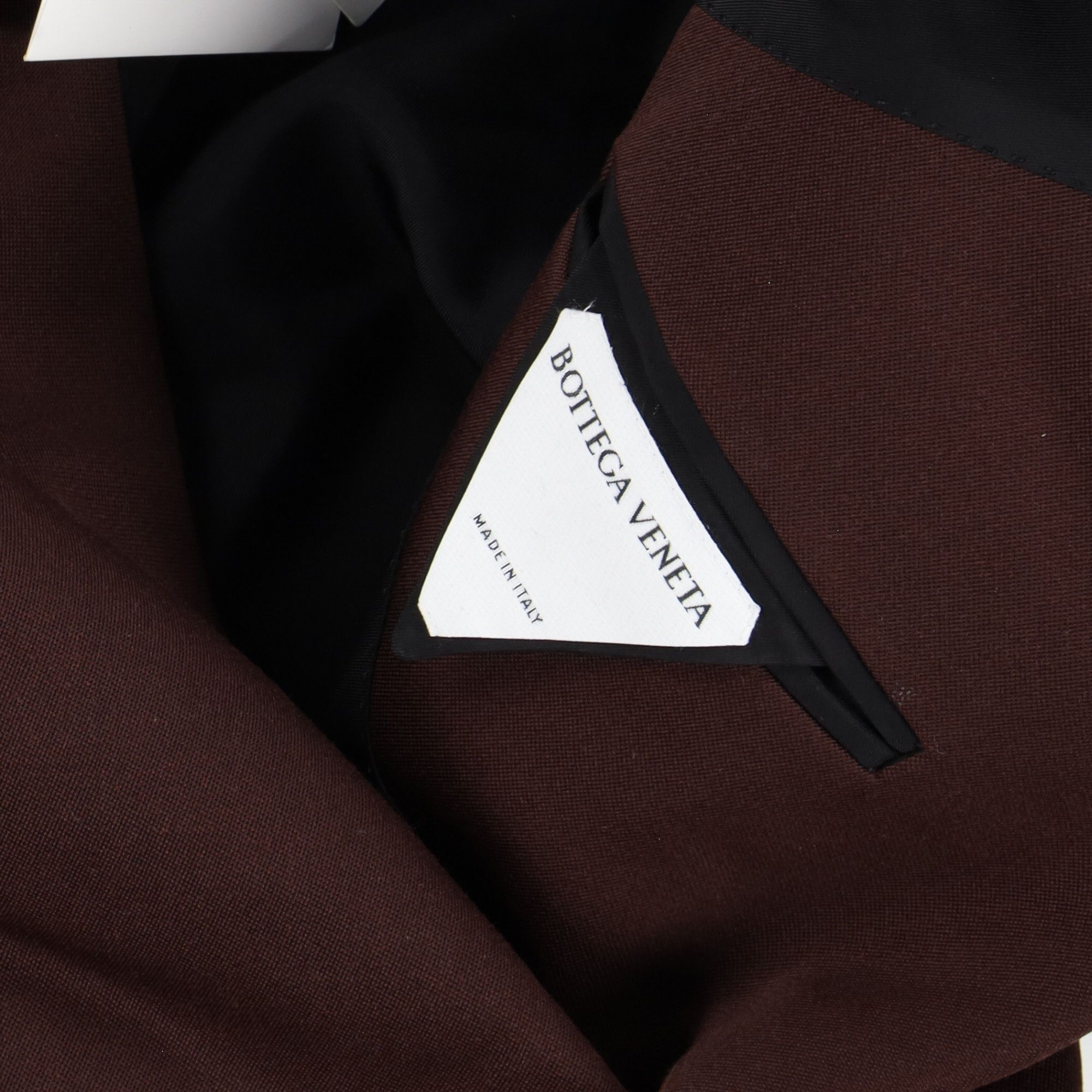 Bottega Veneta Burgundy Sartorial Grain de Poudre Blazer Size XXS / US 00 / IT 34 - 6 Thumbnail