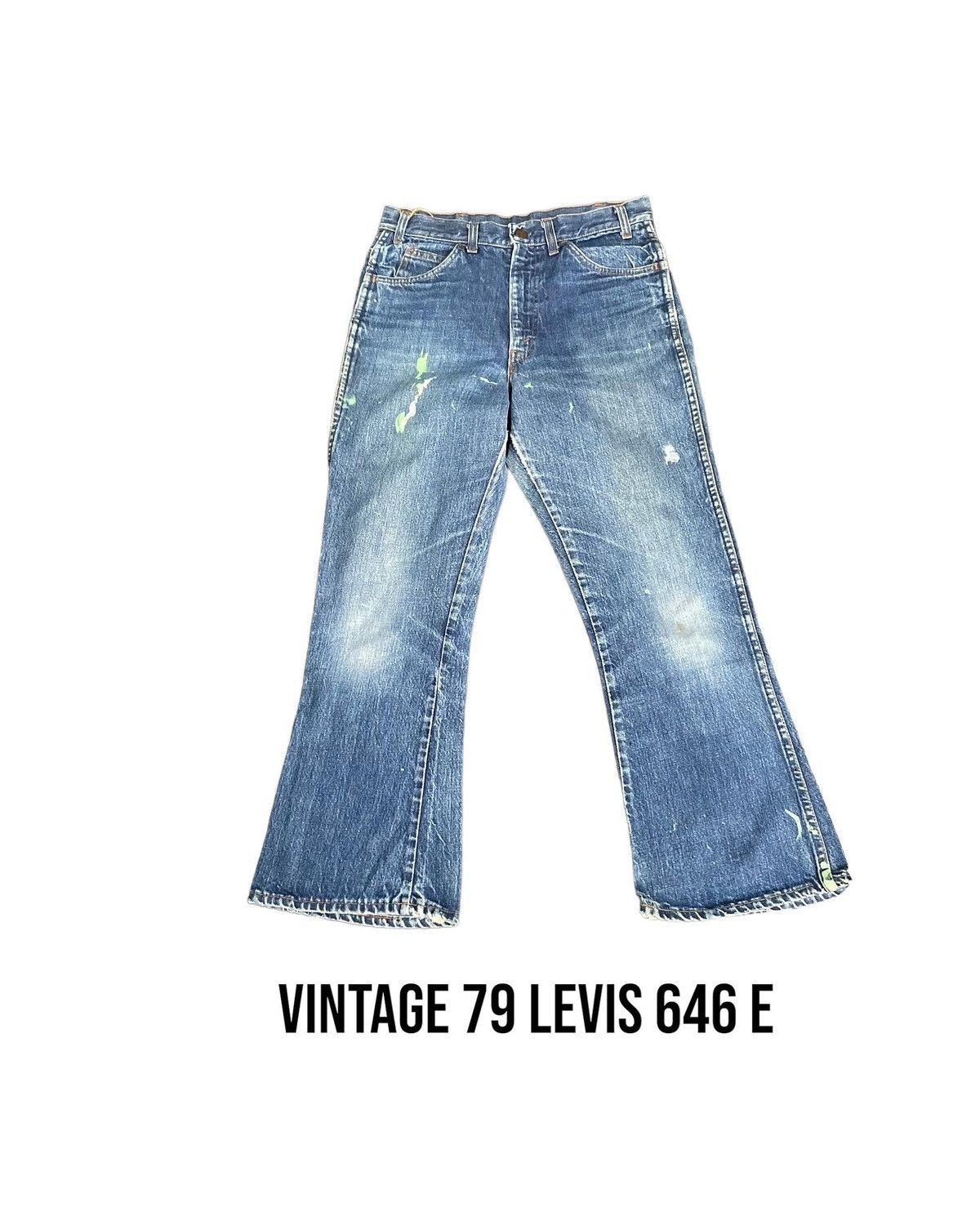 Levi's Vintage 1979 Levis 646 E Orange Tag Size US 30 / EU 46 - 1 Thumbnail