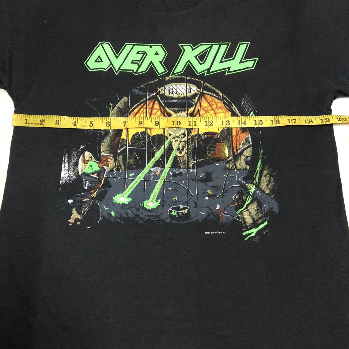 Band Tees Vintage Over Kill - Under The a influence Tour 1988 Size US M / EU 48-50 / 2 - 5 Thumbnail