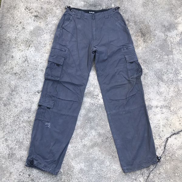 Japanese Brand Vintage Airwalk 9 Pockets Faded Tactical Cargo