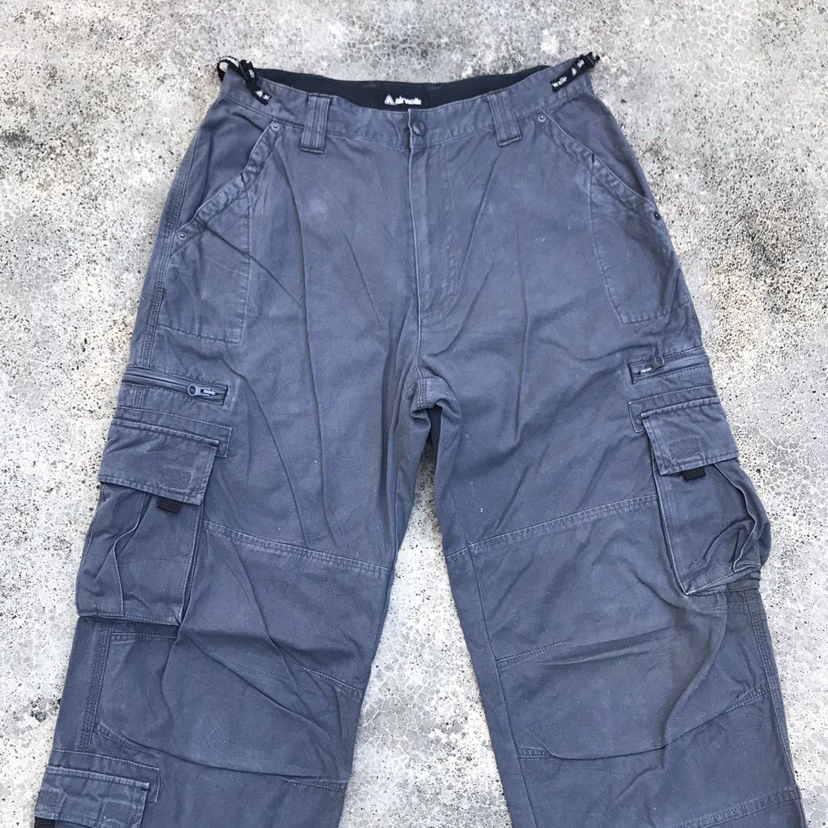 Airwalk Vintage Airwalk 9 Pockets Faded Tactical Cargo Pants Size US 31 - 2 Thumbnail