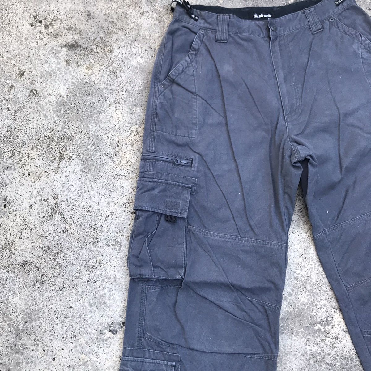 Airwalk Vintage Airwalk 9 Pockets Faded Tactical Cargo Pants Size US 31 - 4 Thumbnail