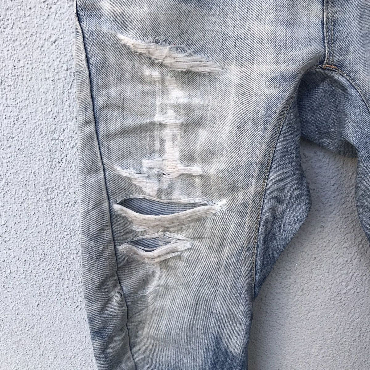 Edwin Vintage Edwin Denim Distressed Crotch-C Faded Jeans Size US 32 / EU 48 - 7 Thumbnail