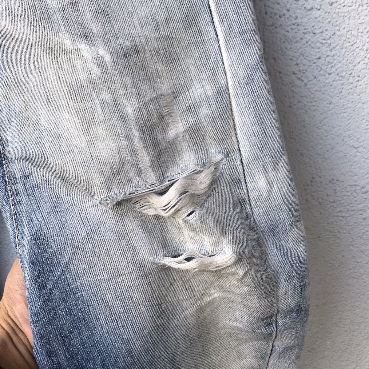 Edwin Vintage Edwin Denim Distressed Crotch-C Faded Jeans Size US 32 / EU 48 - 8 Thumbnail