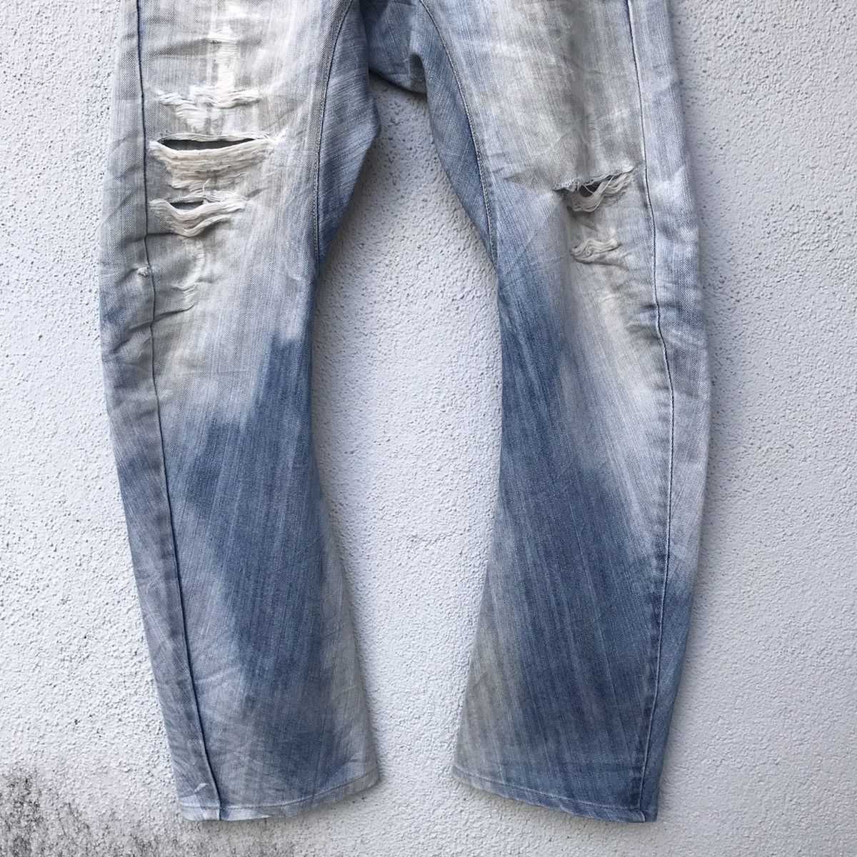 Edwin Vintage Edwin Denim Distressed Crotch-C Faded Jeans Size US 32 / EU 48 - 3 Thumbnail