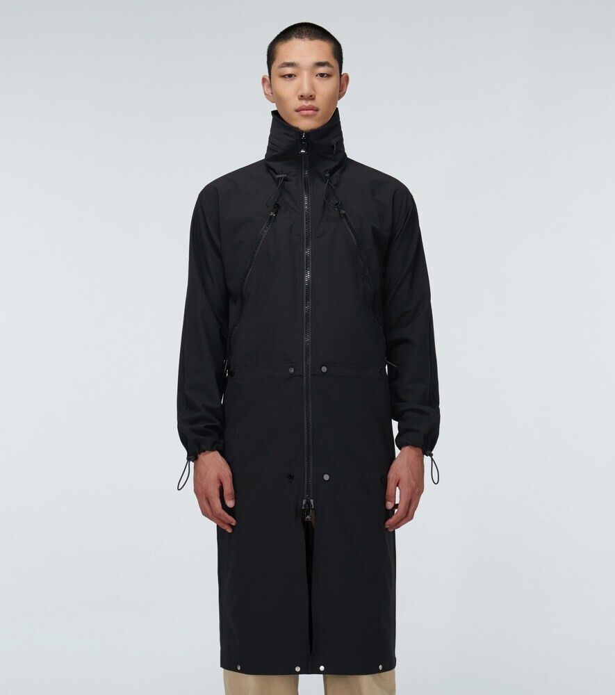 Bottega Veneta Black Stretch Ripstop Parka Jacket Size US XS / EU 42 / 0 - 2 Thumbnail