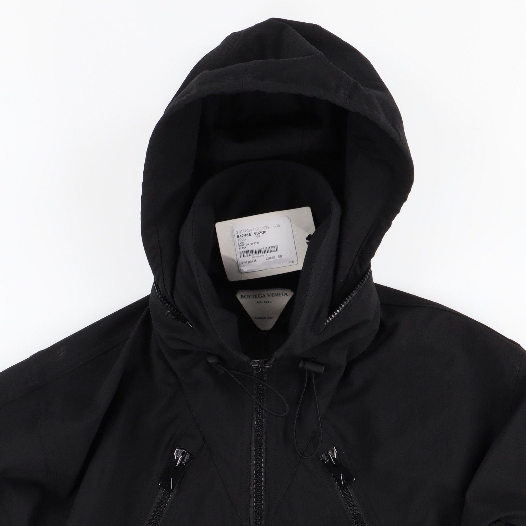 Bottega Veneta Black Stretch Ripstop Parka Jacket Size US XS / EU 42 / 0 - 6 Thumbnail