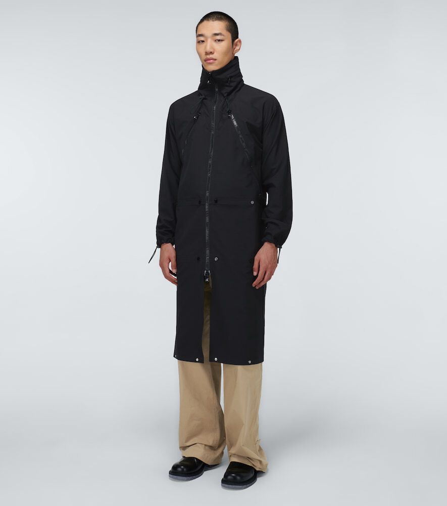 Bottega Veneta Black Stretch Ripstop Parka Jacket Size US XS / EU 42 / 0 - 3 Thumbnail