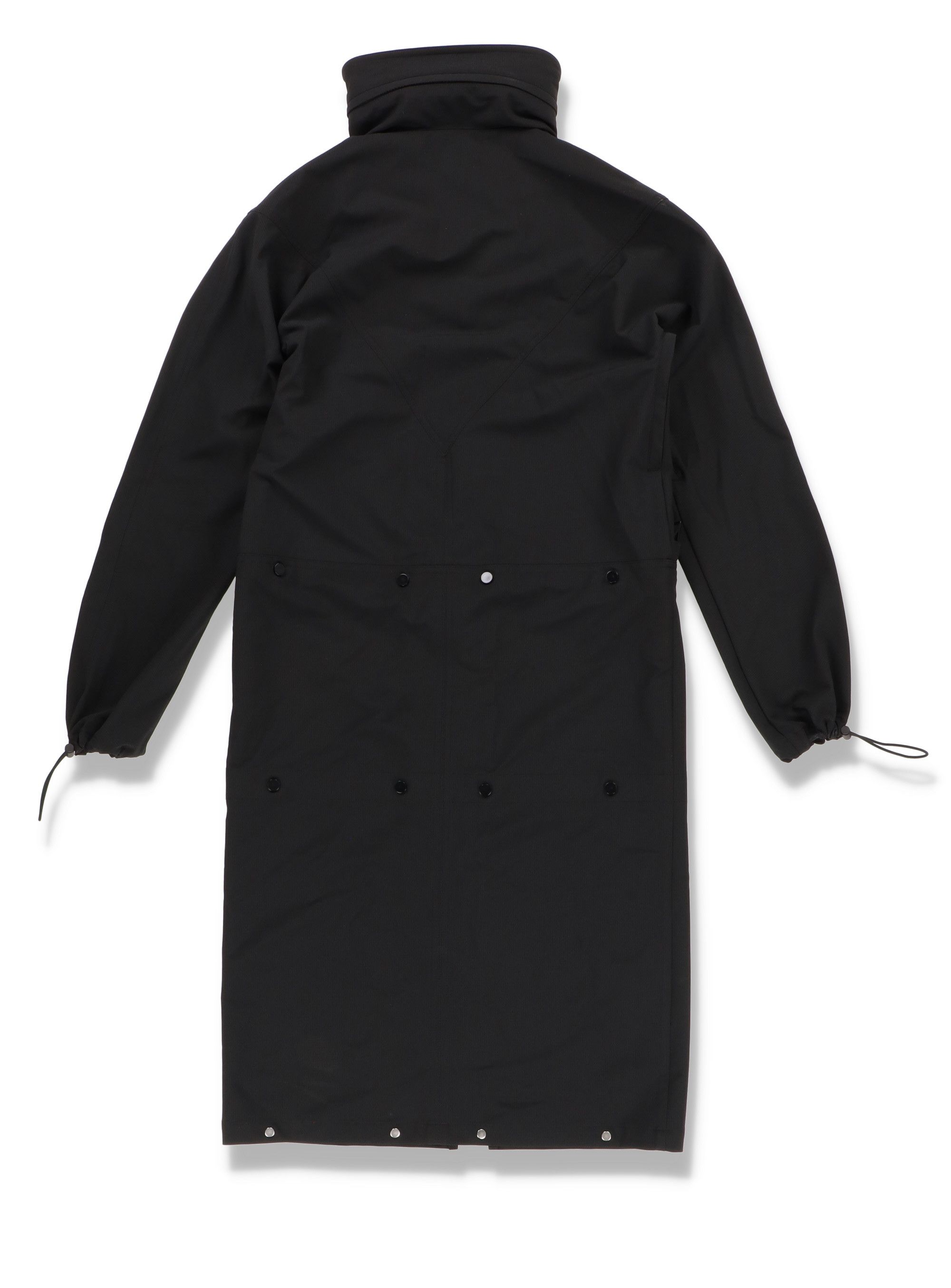 Bottega Veneta Black Stretch Ripstop Parka Jacket Size US XS / EU 42 / 0 - 8 Thumbnail