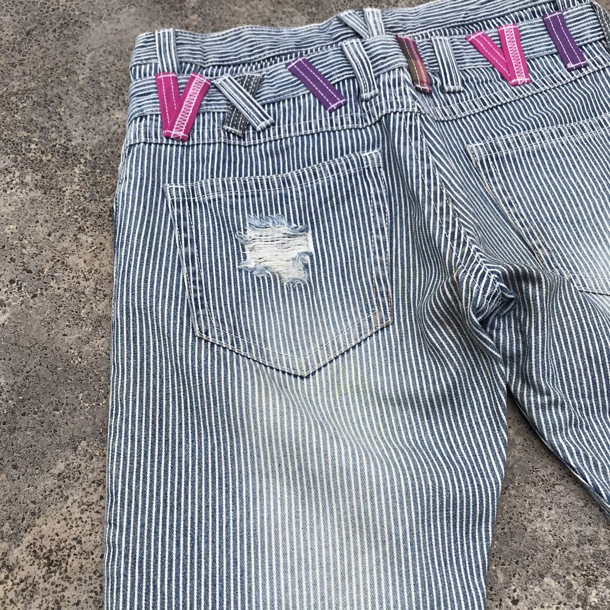 If Six Was Nine Vintage COLZA Distressed Skull Patches Double Waist Pants Size US 30 / EU 46 - 15 Thumbnail