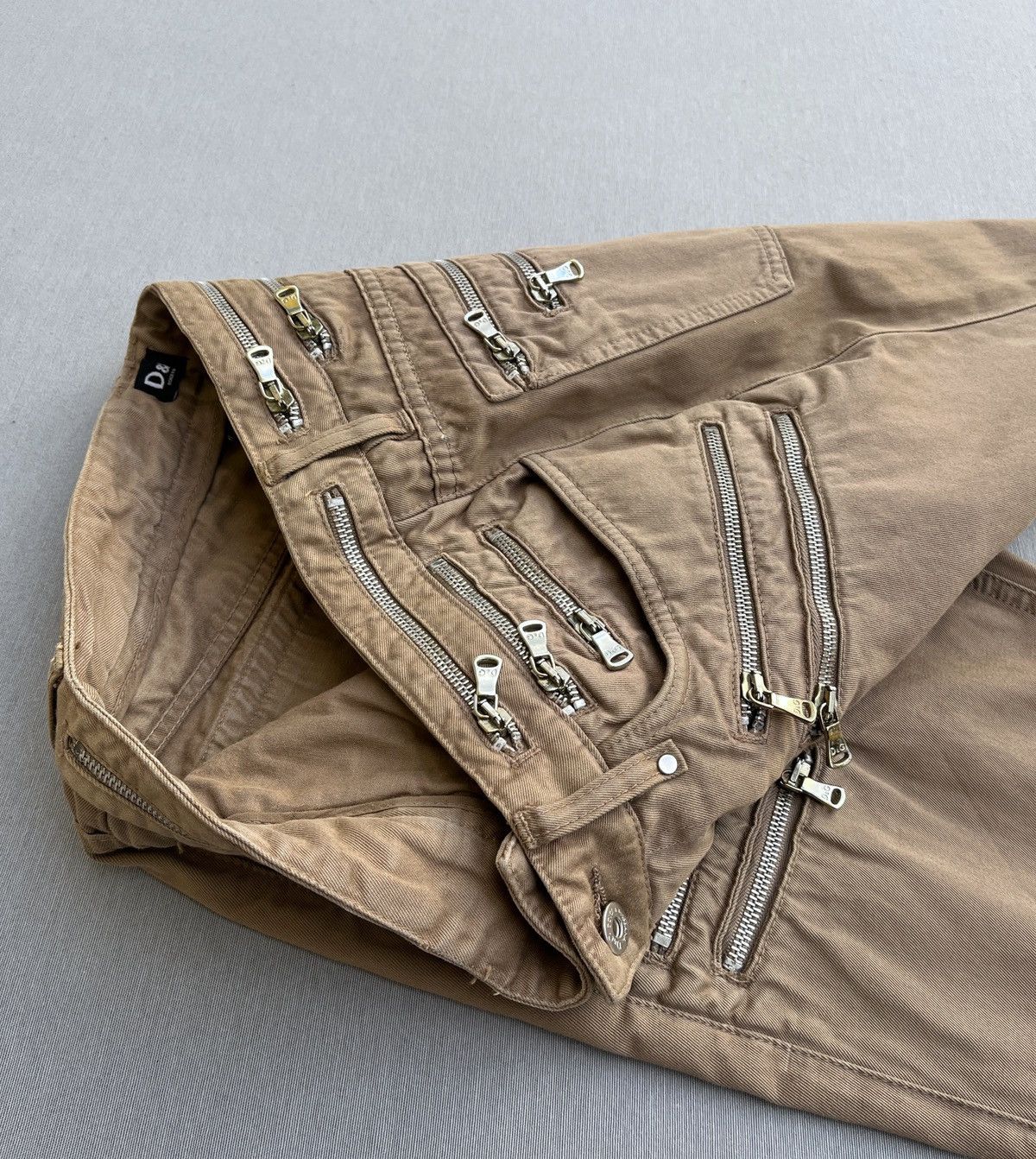 Dolce & Gabbana 🔥New Vintage DOLCE & GABBANA Multi Zipped Jeans Pants Size US 32 / EU 48 - 12 Thumbnail