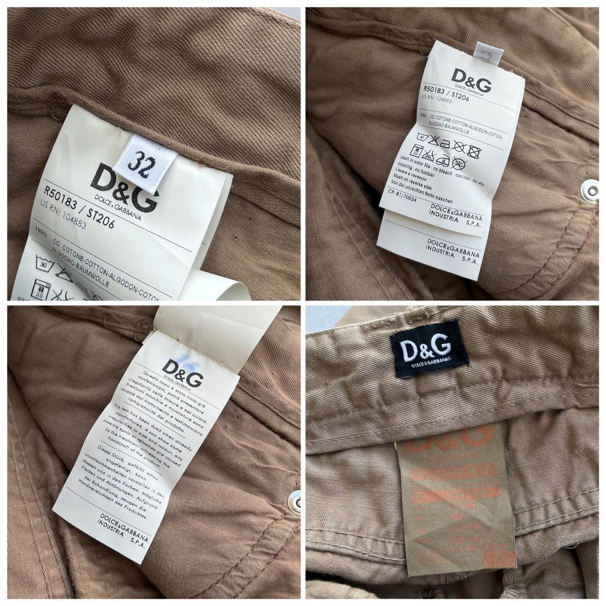 Dolce & Gabbana 🔥New Vintage DOLCE & GABBANA Multi Zipped Jeans Pants Size US 32 / EU 48 - 3 Thumbnail