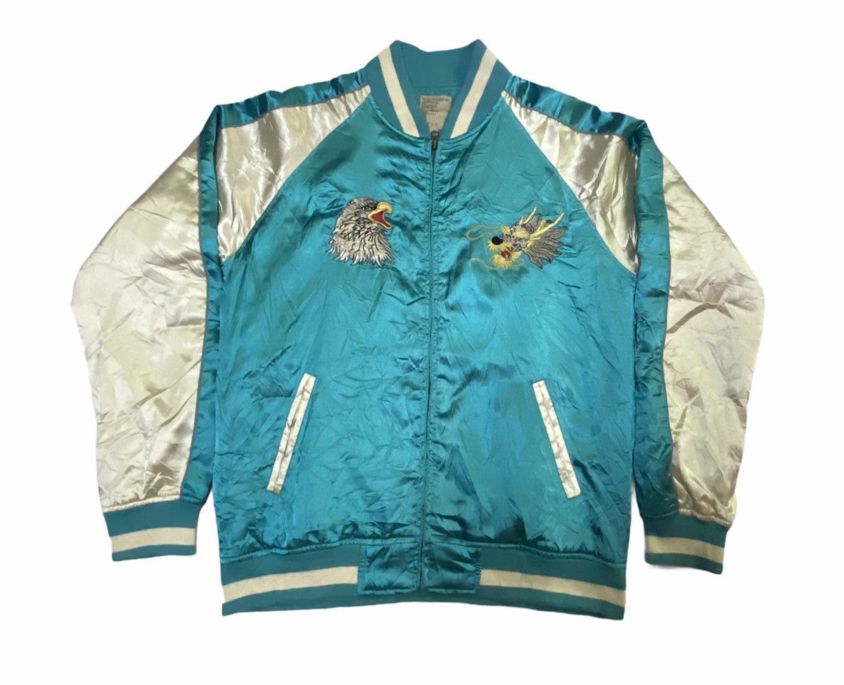 Japanese Brand Sukajan Souvenir Jacket Eagle Vs Dragon Size US L / EU 52-54 / 3 - 23 Thumbnail