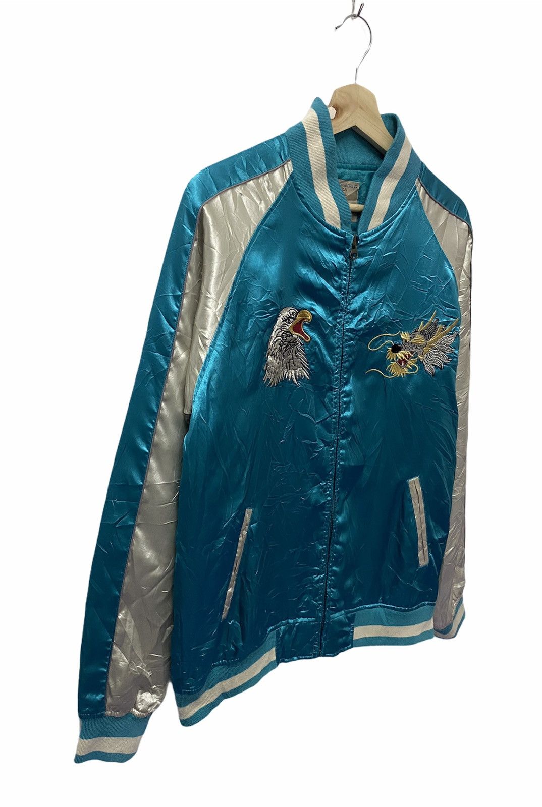 Japanese Brand Sukajan Souvenir Jacket Eagle Vs Dragon Size US L / EU 52-54 / 3 - 6 Thumbnail