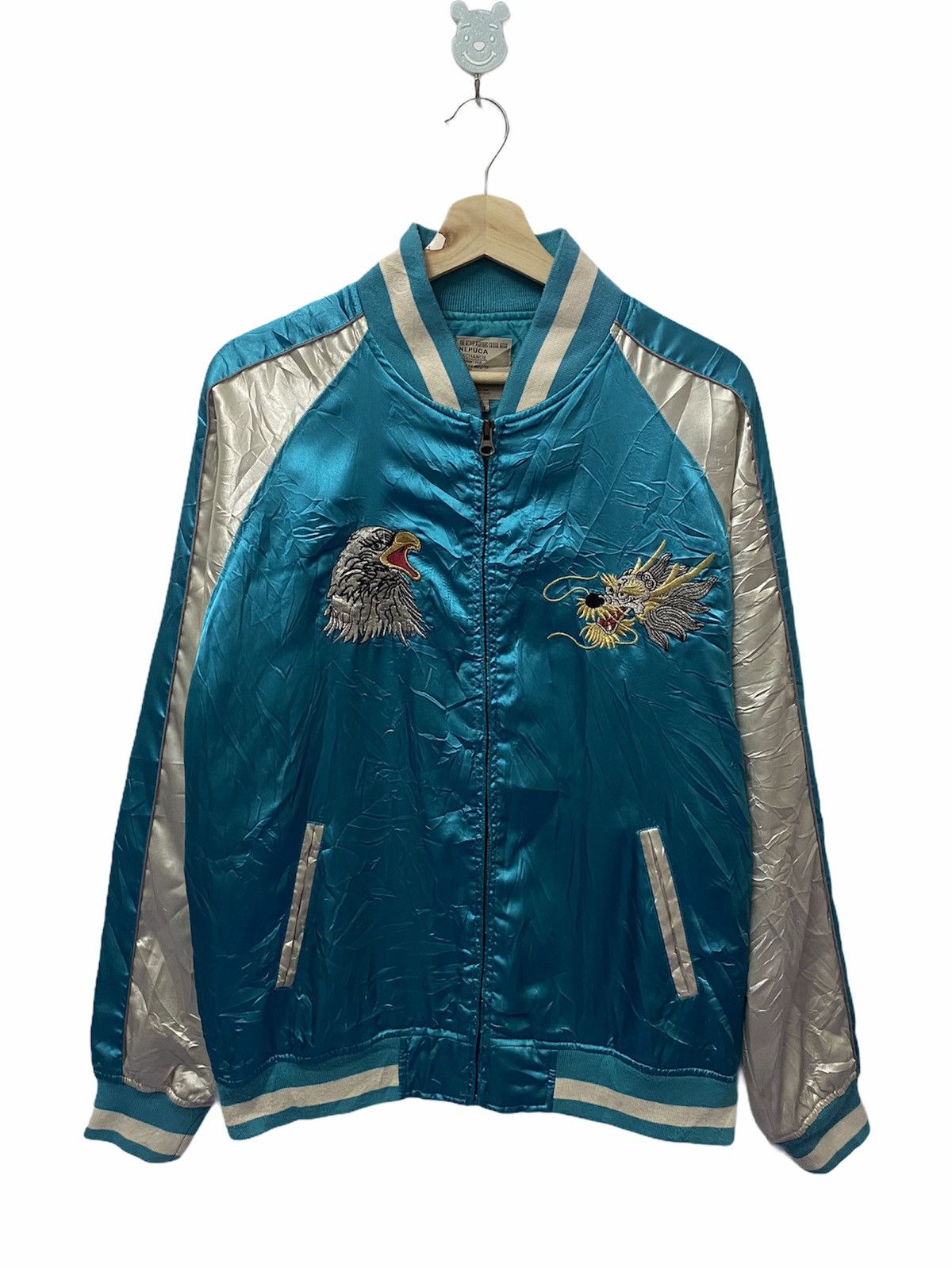 Japanese Brand Sukajan Souvenir Jacket Eagle Vs Dragon Size US L / EU 52-54 / 3 - 4 Thumbnail