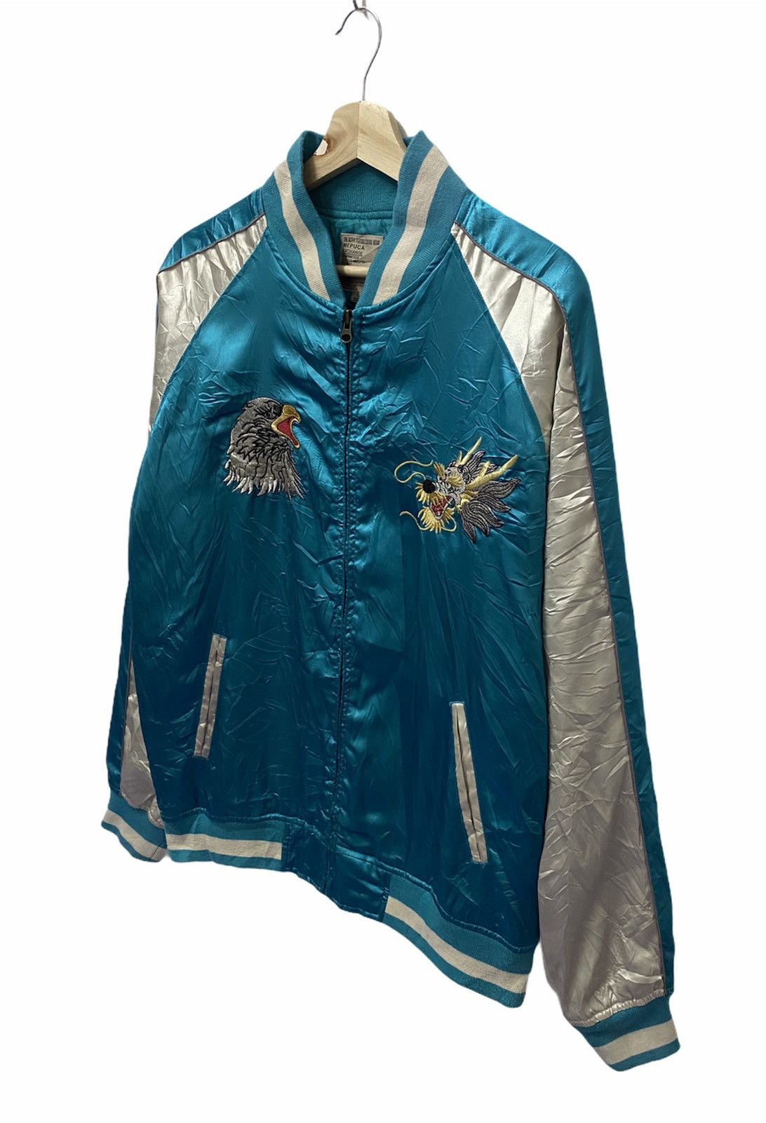 Japanese Brand Sukajan Souvenir Jacket Eagle Vs Dragon Size US L / EU 52-54 / 3 - 5 Thumbnail