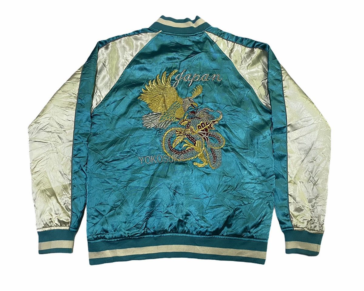Japanese Brand Sukajan Souvenir Jacket Eagle Vs Dragon Size US L / EU 52-54 / 3 - 24 Thumbnail