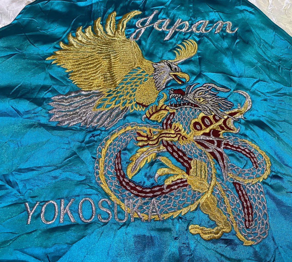 Japanese Brand Sukajan Souvenir Jacket Eagle Vs Dragon Size US L / EU 52-54 / 3 - 19 Thumbnail