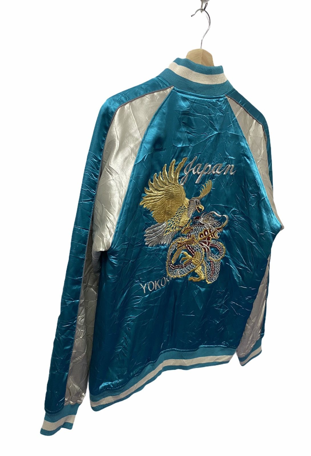 Japanese Brand Sukajan Souvenir Jacket Eagle Vs Dragon Size US L / EU 52-54 / 3 - 2 Thumbnail