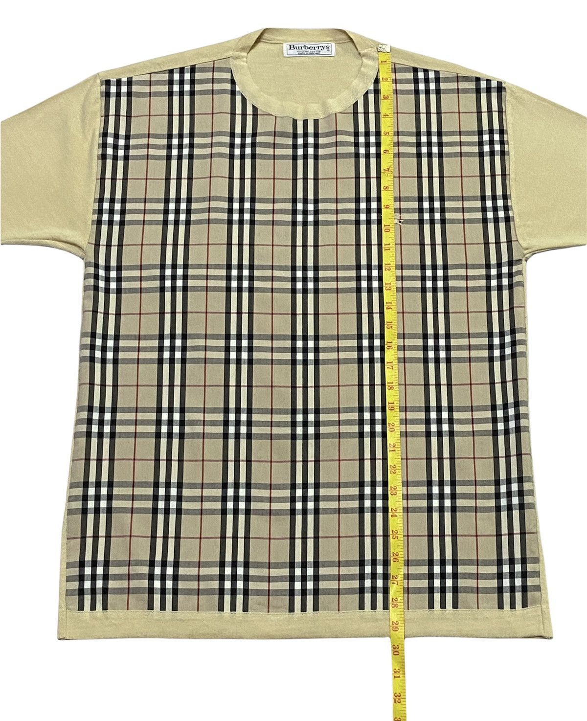 Burberry × Vintage VINTAGE BURBERRYS NOVA CHECK T-SHIRT Size US L / EU 52-54 / 3 - 4 Thumbnail