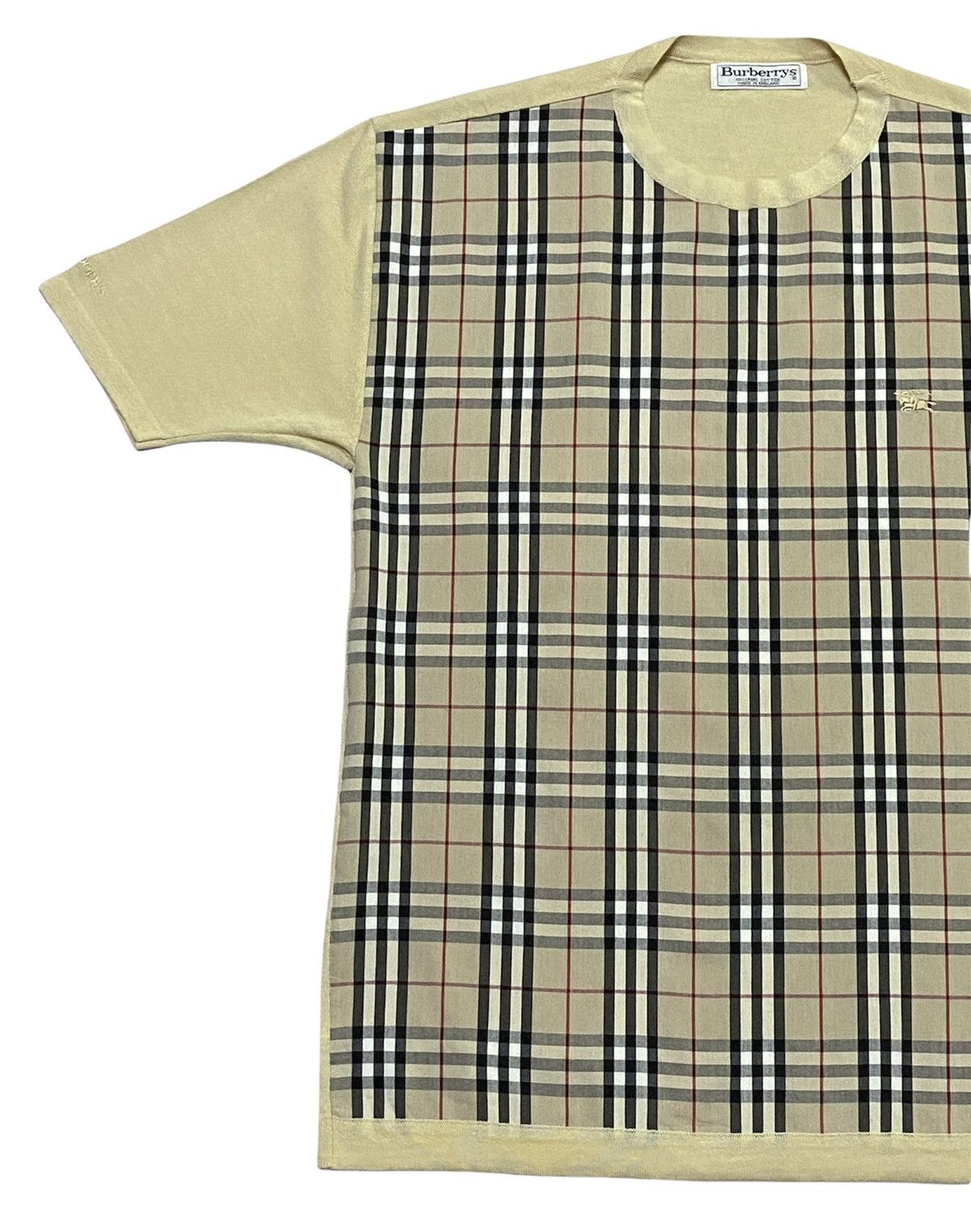 Burberry × Vintage VINTAGE BURBERRYS NOVA CHECK T-SHIRT Size US L / EU 52-54 / 3 - 12 Thumbnail