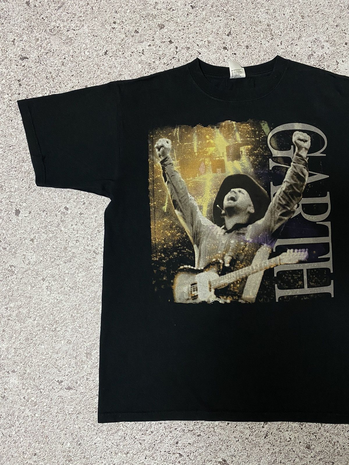 Band Tees × Vintage Vintage Garth Brooks Big Face Logo Tour 2007 T-shirt Size US L / EU 52-54 / 3 - 3 Thumbnail