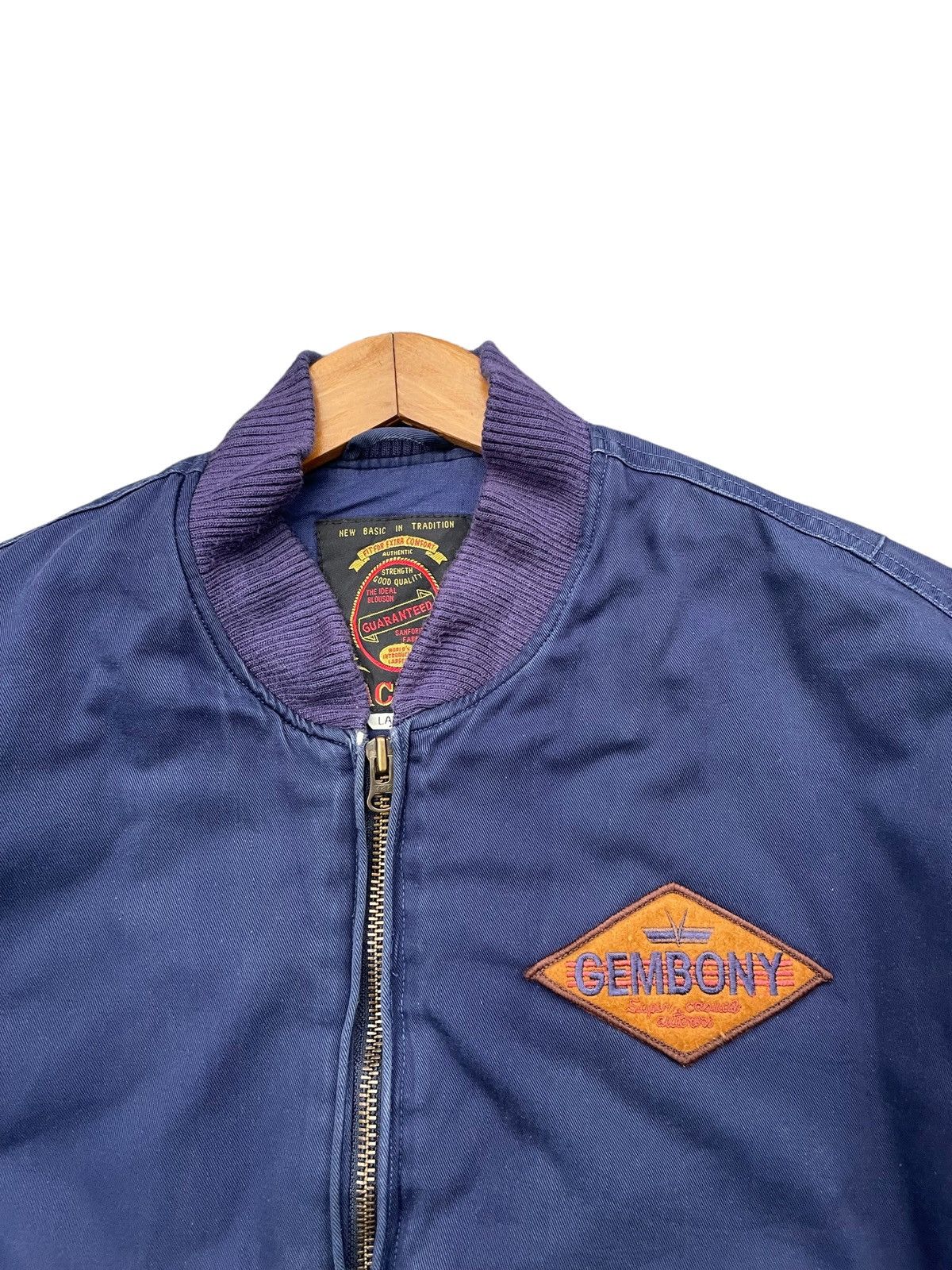 Japanese Brand Machope Gembony Bomber Style Jacket Size US L / EU 52-54 / 3 - 8 Thumbnail