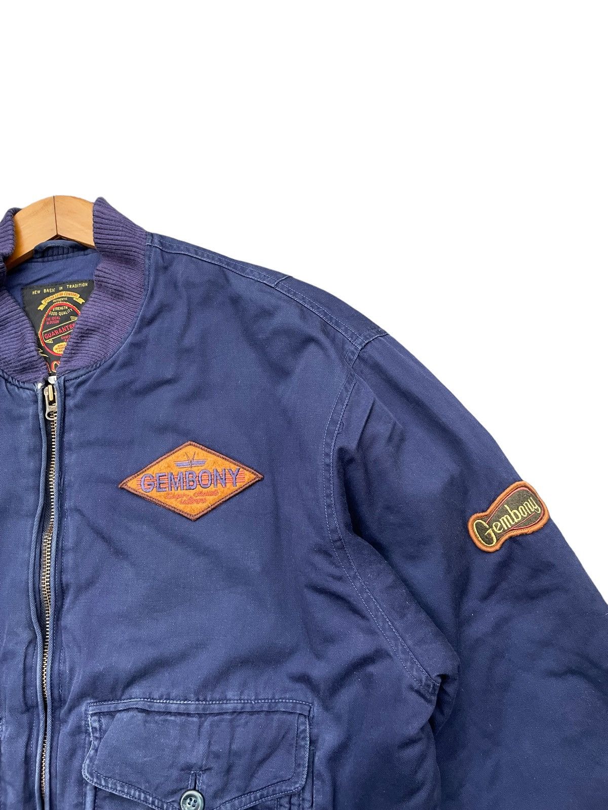 Japanese Brand Machope Gembony Bomber Style Jacket Size US L / EU 52-54 / 3 - 5 Thumbnail