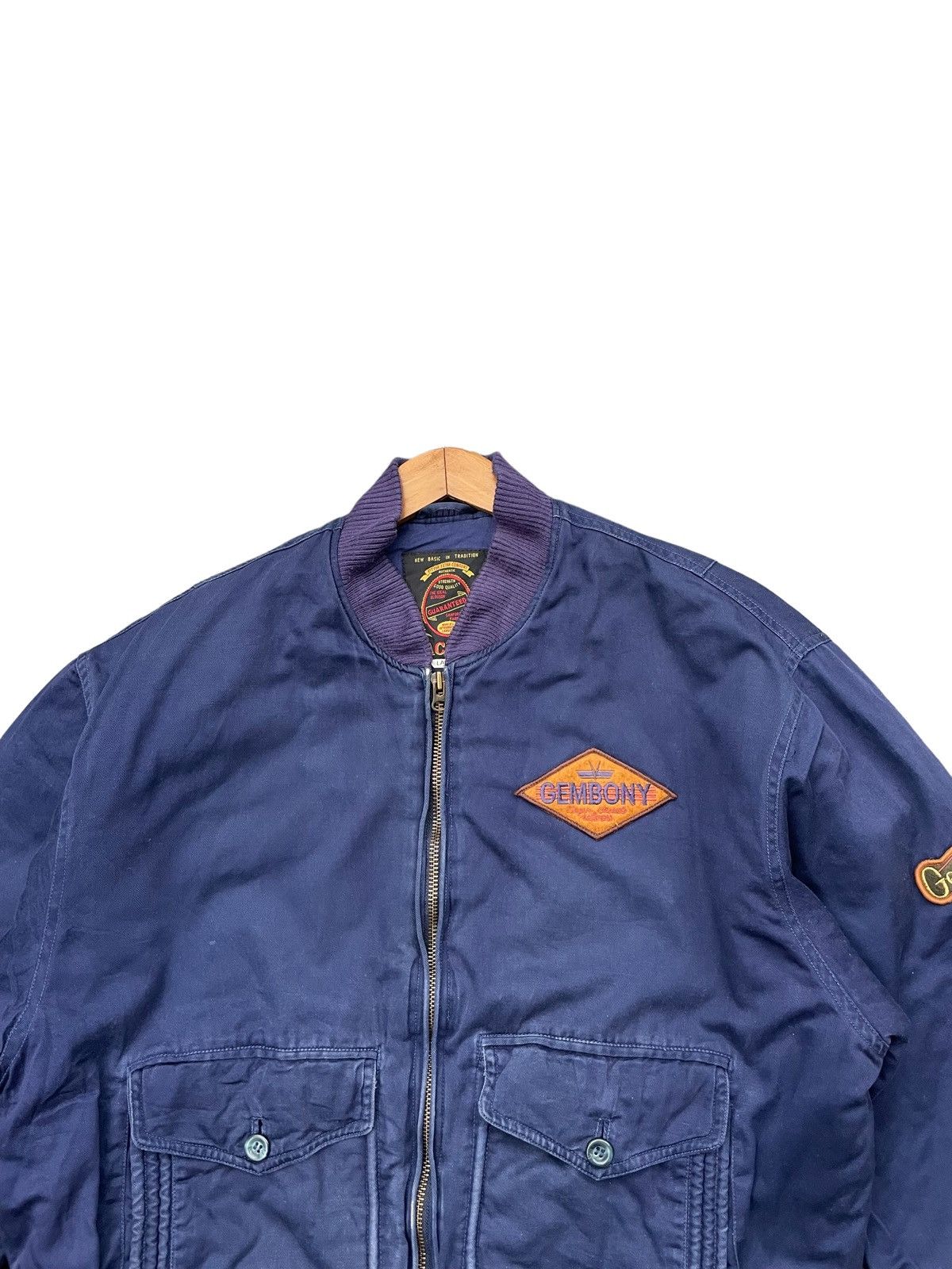 Japanese Brand Machope Gembony Bomber Style Jacket Size US L / EU 52-54 / 3 - 4 Thumbnail