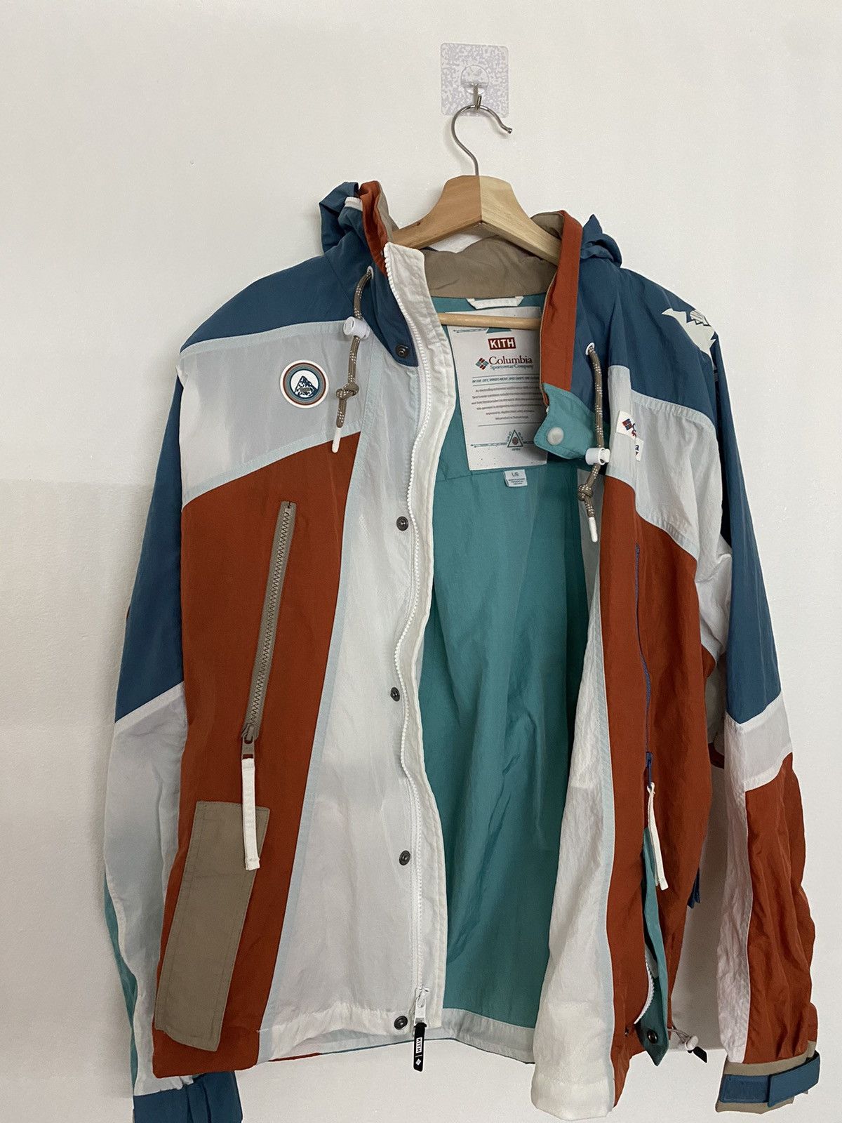 Kith Kith Columbia Chuting Jacket II Teal Size Large Grailed