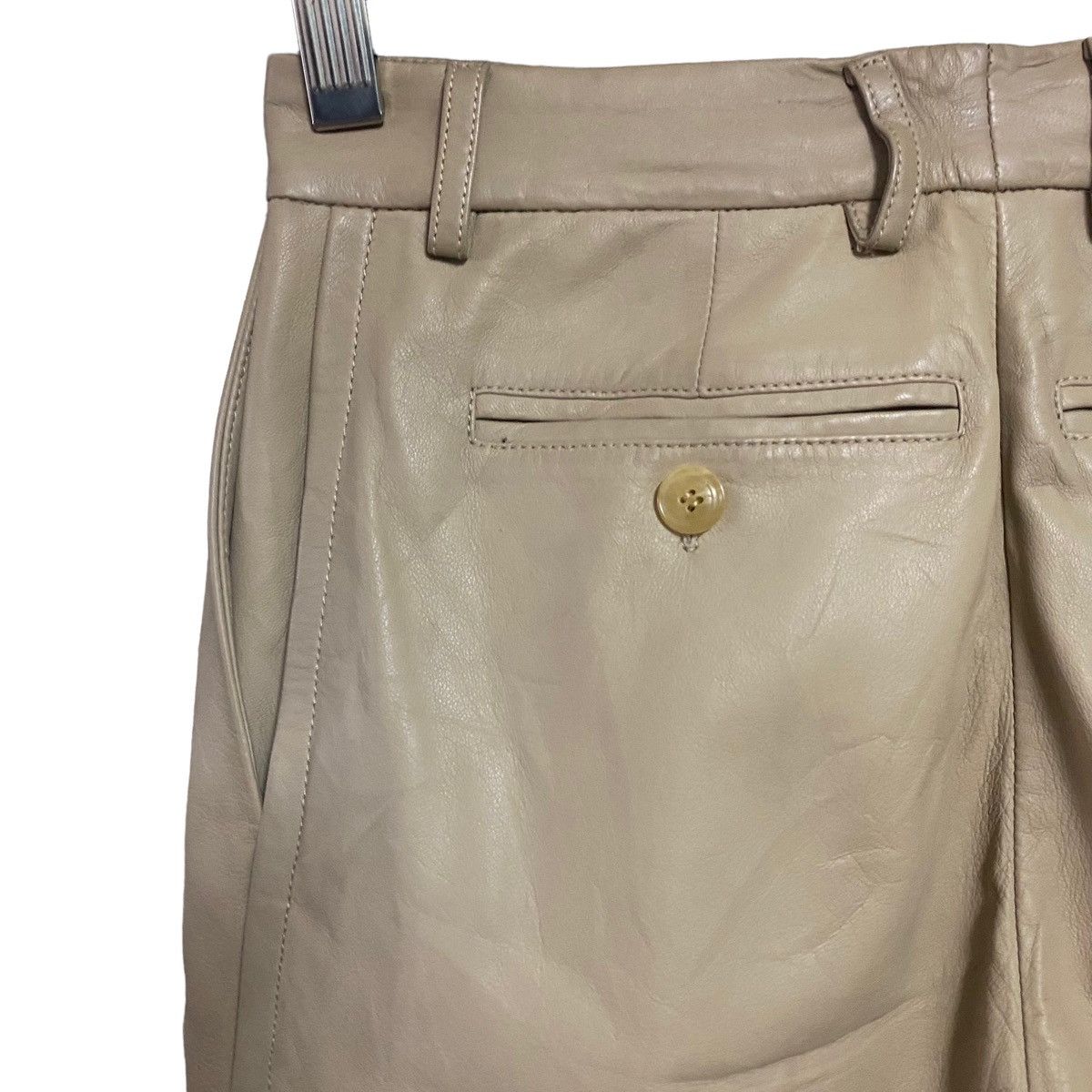 Salvatore Ferragamo Salvatore Ferragamo Leather Pants Size 26" / US 2 / IT 38 - 7 Thumbnail