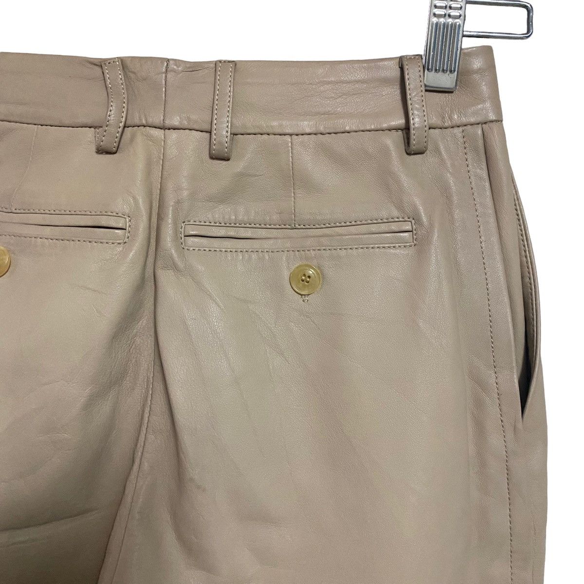 Salvatore Ferragamo Salvatore Ferragamo Leather Pants Size 26" / US 2 / IT 38 - 8 Thumbnail
