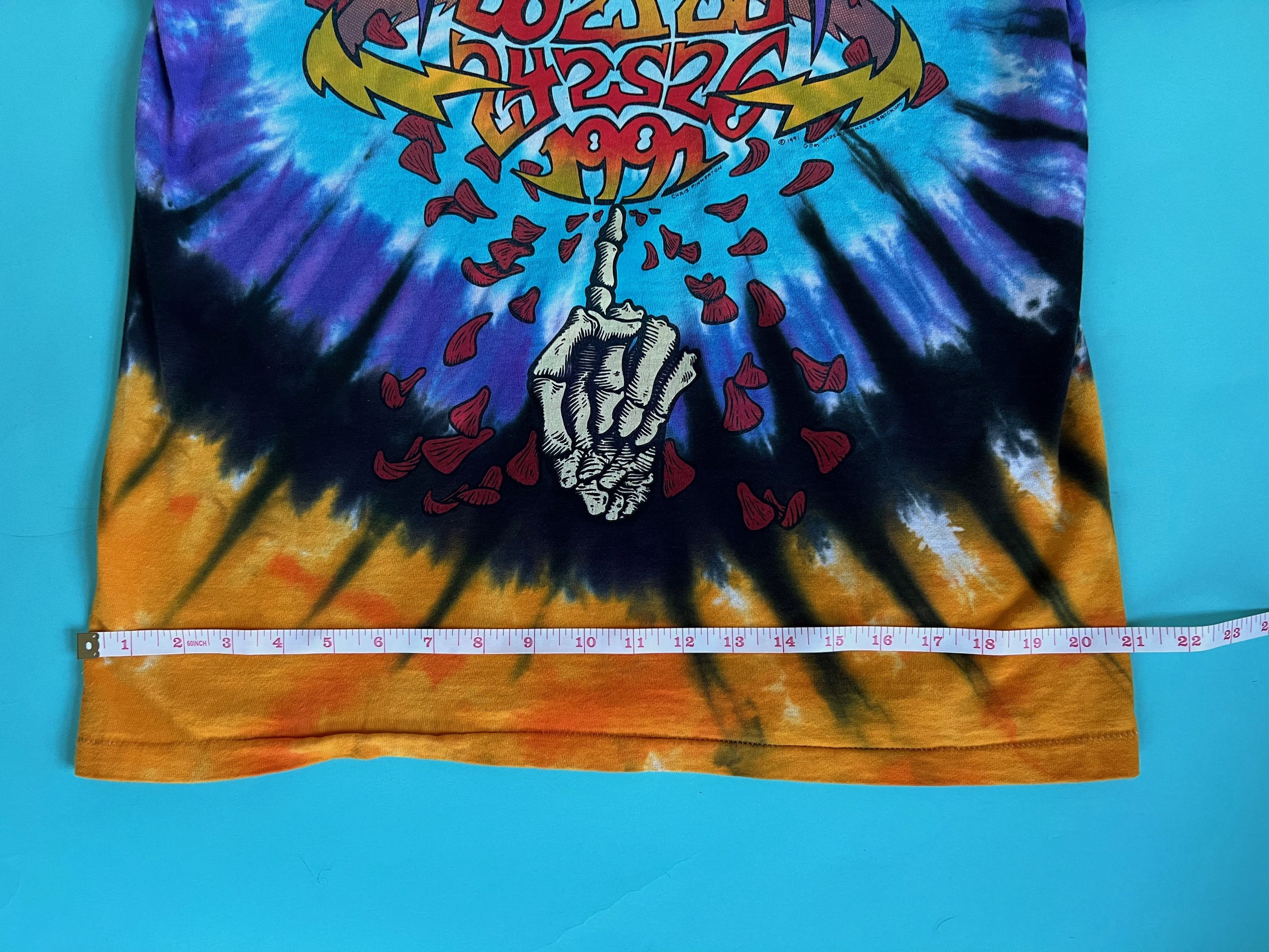Grateful Dead × Liquid Blue × Vintage 1991 Grateful Dead Boston Garden Liquid Blue Tie Dye Tee Size US L / EU 52-54 / 3 - 9 Thumbnail