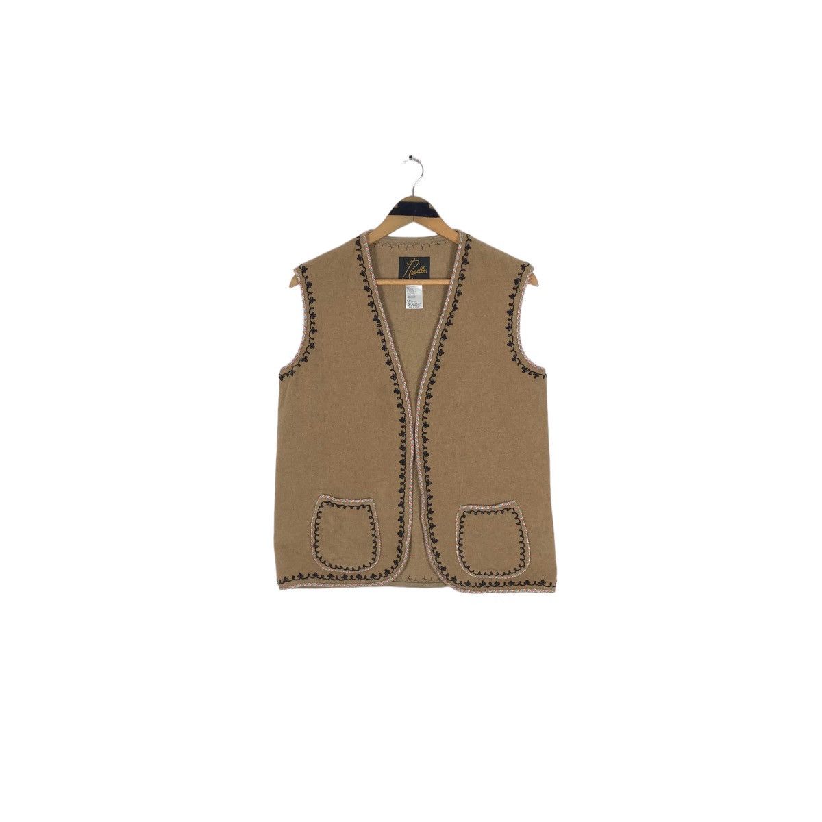 Needles Vintage Needles Nepenthes Wool Buttonless Vest Made In Japan Size US S / EU 44-46 / 1 - 2 Thumbnail
