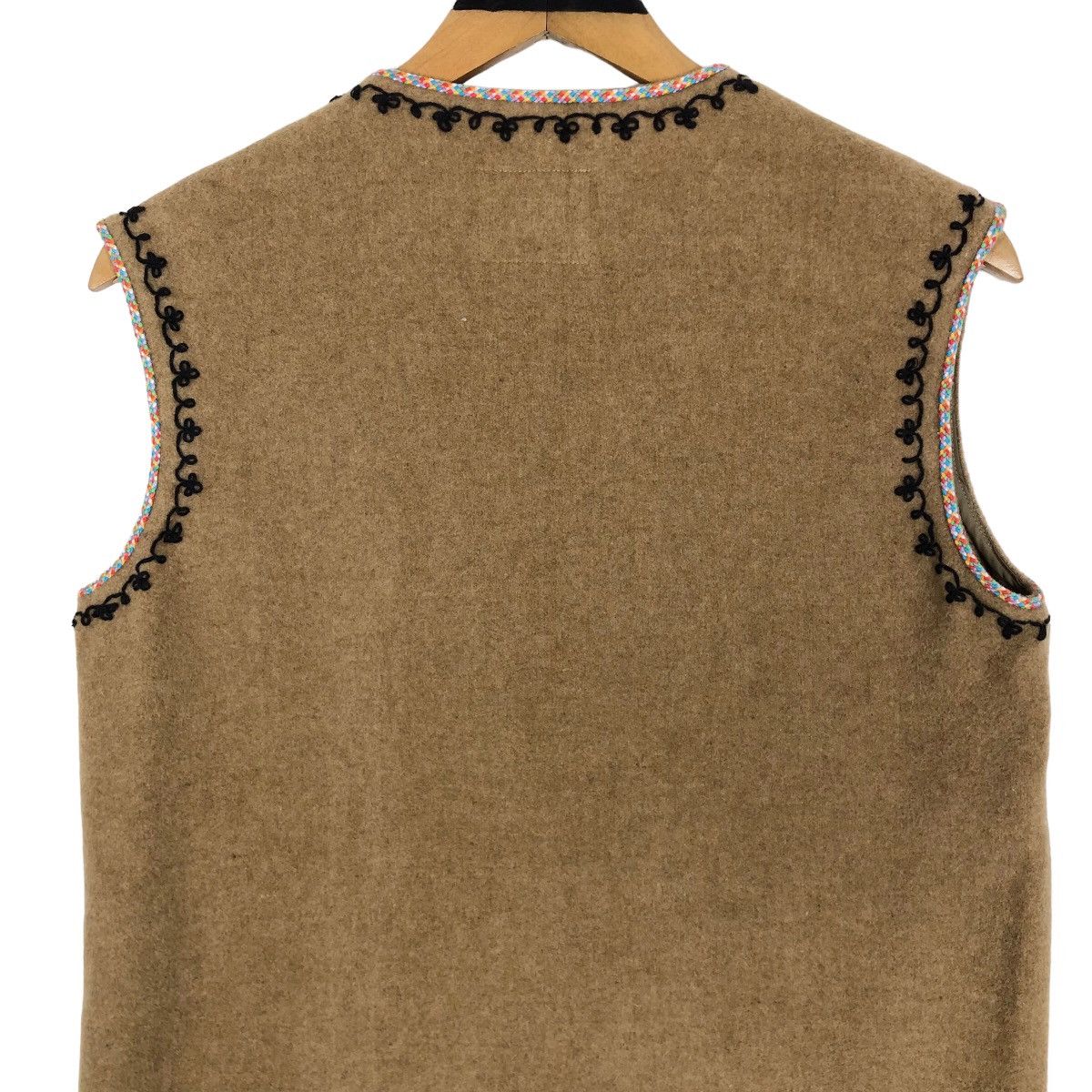 Needles Vintage Needles Nepenthes Wool Buttonless Vest Made In Japan Size US S / EU 44-46 / 1 - 7 Thumbnail