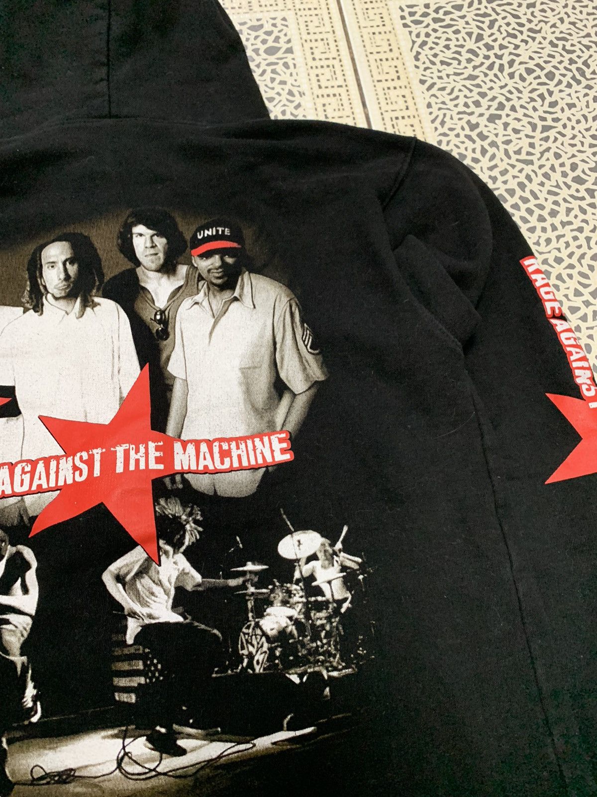 Band Tees Vintage 00s Rage Against The Machine Zip Hoodie Size US M / EU 48-50 / 2 - 13 Thumbnail