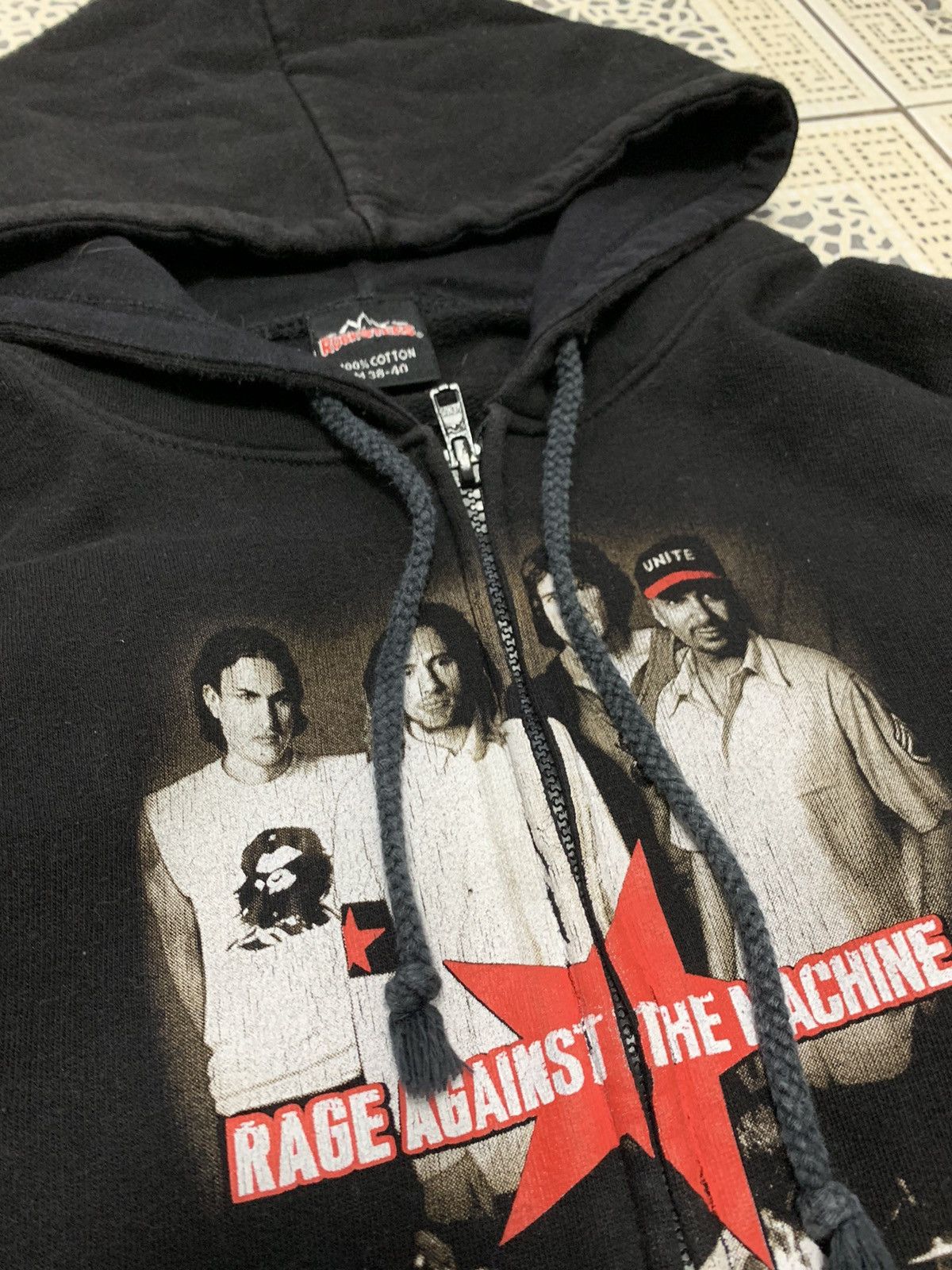Band Tees Vintage 00s Rage Against The Machine Zip Hoodie Size US M / EU 48-50 / 2 - 6 Thumbnail